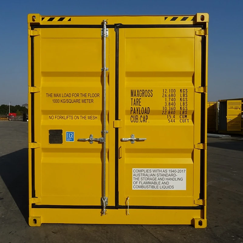 Kontener do transportu towarów niebezpiecznych